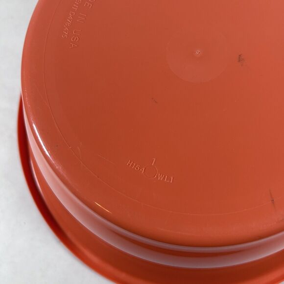 Packerware Large Mixing Bowl Pastel Orange 12” Diameter #H1541WL1 Vintage USA - Picture 7 of 9